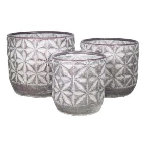 Dakar Metal set D21H22cm D27H25cm D32H28cm