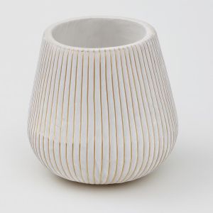 Pot Cosmic cauldron White Gold 16 cm Studio Studio
